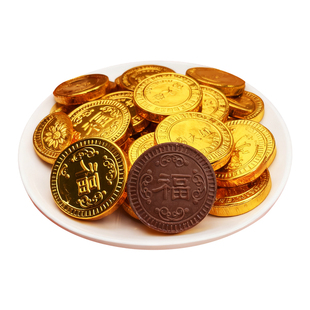 马大姐金币元宝牛奶巧克力金条巧克力代可可脂酒心巧克力年货喜糖