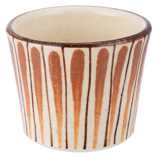 DEARYOU日本进口濑户烧本业窑陶瓷茶杯复古猪口杯十草纹荞麦面杯