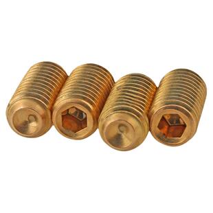 黄铜凹端内六角紧定螺丝钉无头顶丝机米螺钉基米M2M2.5M3M4M5M6M8