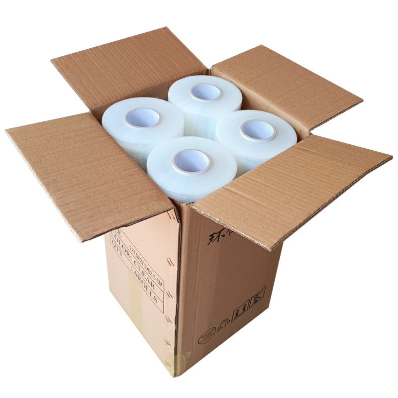 PE塑料缠绕膜大卷商用工业保鲜膜包装薄膜cm透明围膜打包膜拉伸膜