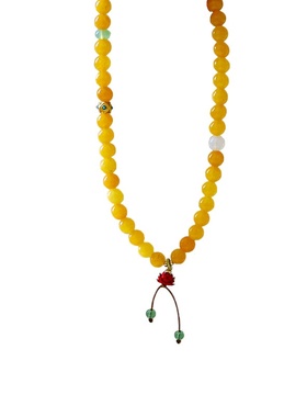 天然石莲花朱砂新款手串简约女款