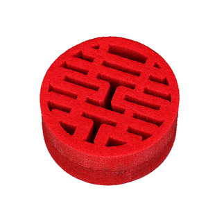 结婚庆用品抛洒喜字婚房装饰布置红色喜庆手抛撒床迷你压床小喜字