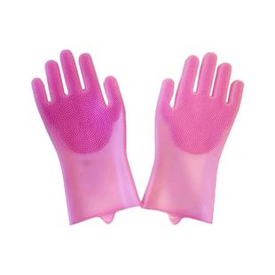 宠物狗狗猫咪洗澡手套搓澡刷子去浮毛撸毛神器防抓咬硅胶沐浴用品