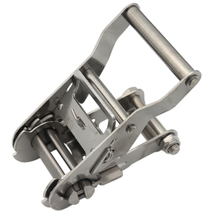 货物捆绑带 304不锈钢棘轮拉紧器汽车固定 单架子/有钩步步紧绳器