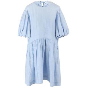 IIIVIVINIKO夏季新品宽松轻盈泡泡袖廓形感连衣裙女M320644173C