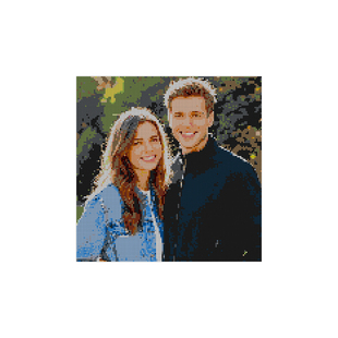 创意带图定制积木像素画走心女生生日礼物小颗粒益智拼装照片摆件