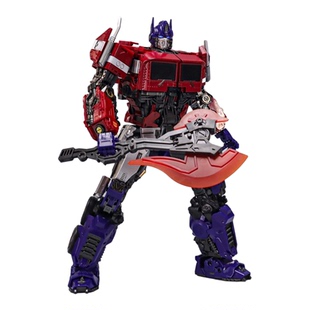 擎天op外传柱DM01 变形玩具金刚 合金版汽车机器人模型带车厢