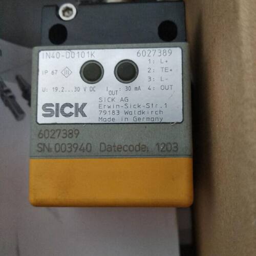 议价德国全新原装进口安全开关IN40-D0101K( 6027389)