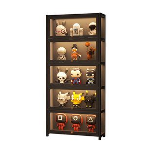 手办展示柜亚克力陈列柜子展示架透明化妆品产品置物架家用收纳柜