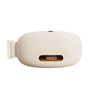 poeo腹部按摩仪砭石艾灸热敷经期用暖宫揉腹促进肠蠕动通便秘腹胀