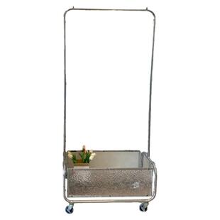 家用落地挂衣架小型卧室晾衣服置物架可移动式衣帽架子轻奢高级感