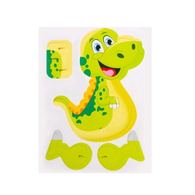 环保材质3d趣味恐龙立体拼图锐搜