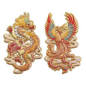 龙年中国风金属磁吸冰箱贴 故宫博物院文创旅游纪念品南京馆定制
