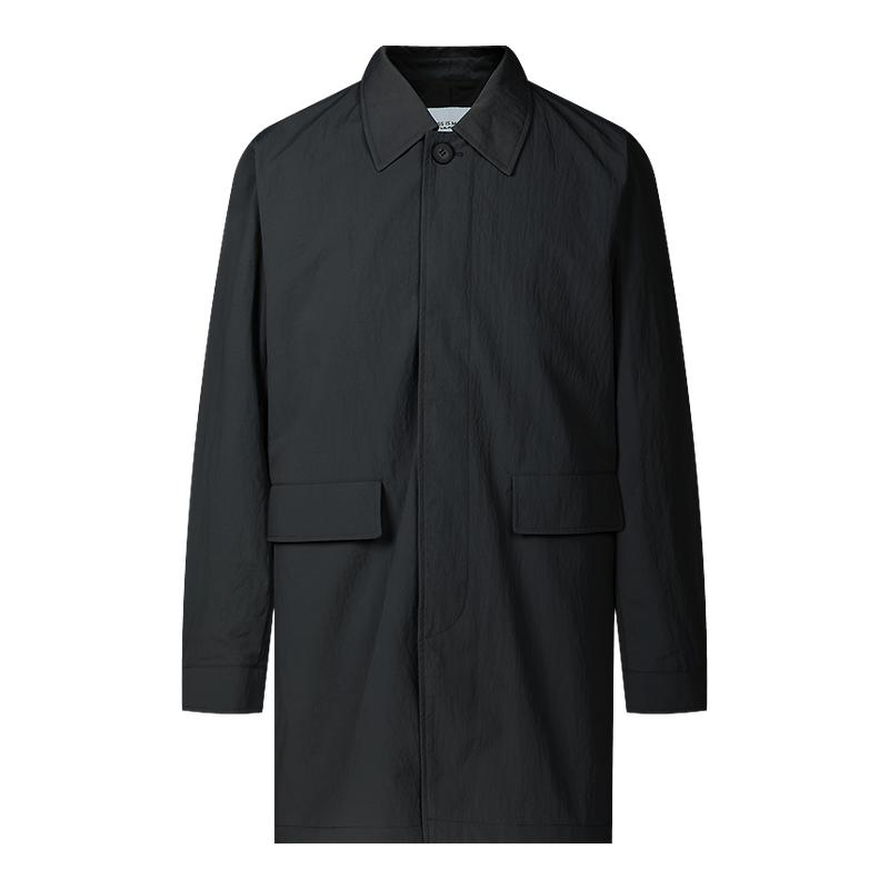 【仿棉微皱】利郎青年商务风衣2025秋季商务休闲弹力风衣外套男