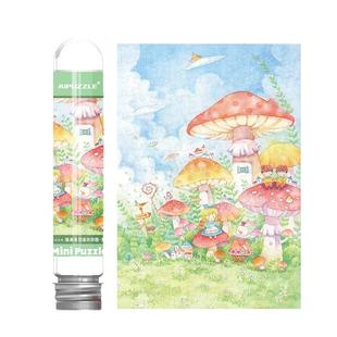 迷你试管口袋小拼图150片圣诞唯美治愈成人创意减压益智平图玩具