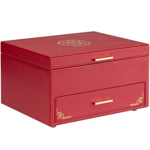 VLANDO唯兰朵三金五金首饰盒结婚新婚礼物送新人新娘闺蜜订婚实用