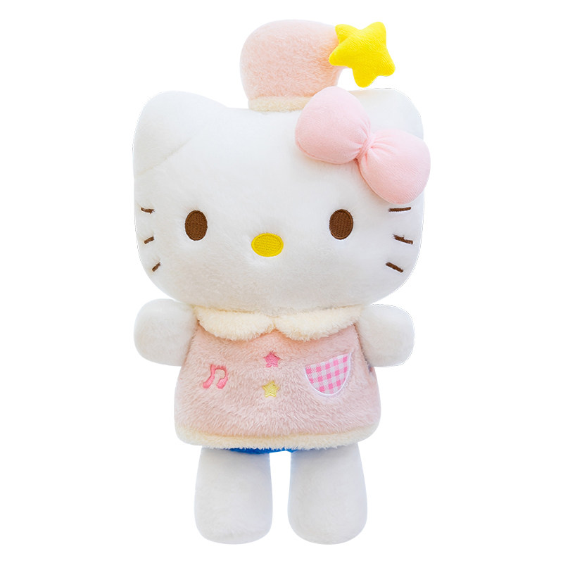 新款HelloKitty玩偶凯蒂猫咪公仔毛绒玩具超萌布娃娃抱枕女生礼物