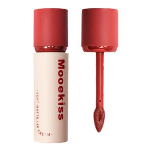Mooekiss木柯诗唇霜哑光雾面丝绒不易沾杯唇泥唇釉显白口红学生