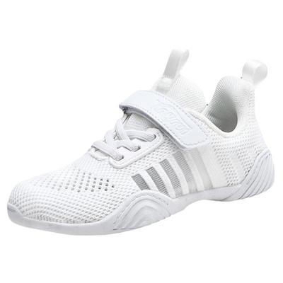 盈锐比赛软底魔术贴小白鞋