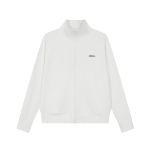 KSXN 简约百搭立领外套春秋季宽松舒弹显瘦运动上衣插肩袖夹克