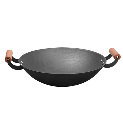 广东非遗正宗河源紫金龟纹生铁锅