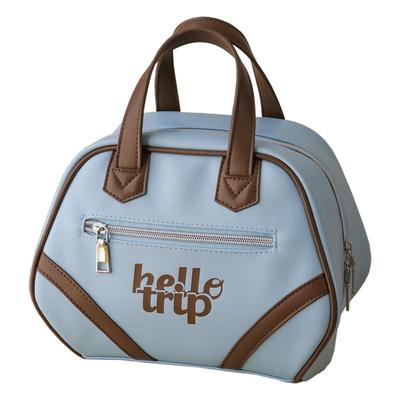 轻奢皮质化妆包！大开口大容量