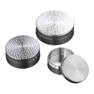 锡罐纯锡茶叶罐扁平烟丝扁盒小号香粉盒佛珠盒随身带手串盒沉香盒