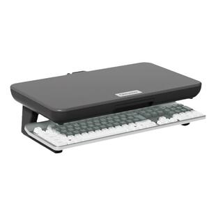 oimaster台式电脑支架显示器增高架屏幕黑色带抽屉抬高架垫高升降办公休闲笔记本电脑托架多功能底座