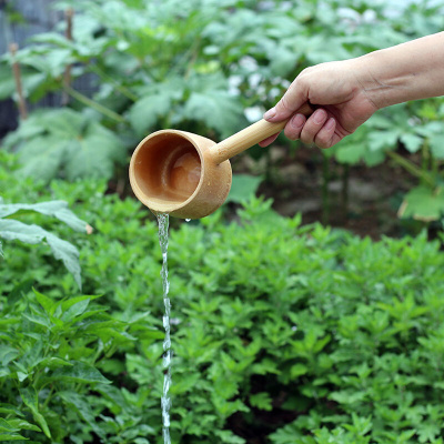 竹制水勺舀水瓢 家用厨房盛水浇花浇菜瓢打水盛酒瓢工艺礼品包邮