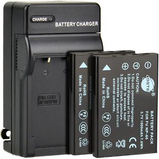 3C认证蒂森特NP-60相机电池 适用富士F401 F601 M603三星SLB-1137理光G3 G4卡西欧QV-R3/R4充电器