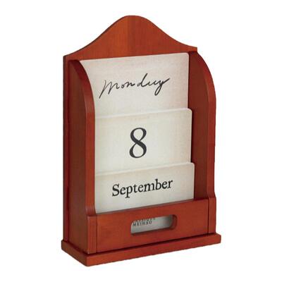 法式实木可循环日历生日跨年礼物