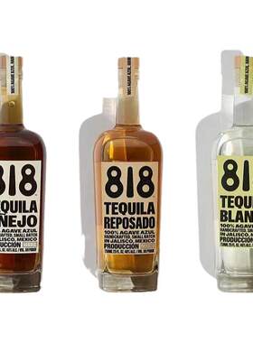 【詹娜】818金银陈酿龙舌兰酒墨西哥进口TEQUILA 750ml肯达尔詹娜