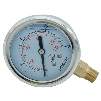 防震压力表耐震高压抗震0-60mpa