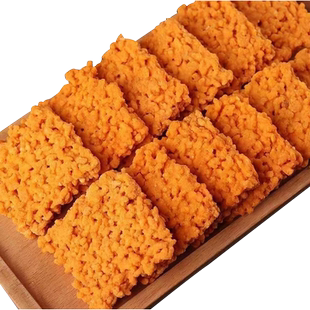 网红蟹黄味锅巴蟹香蛋黄锅巴糯米锅巴正宗爆款小吃休闲零食品整箱