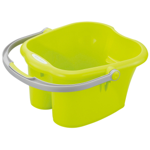 泡脚桶日本进口inomata带提手塑料洗脚盆家用加厚高深按摩足浴桶