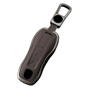 保时捷钥匙套玛macan帕拉梅拉卡宴911新帕美718全包taycan壳扣