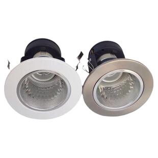 可换灯泡光源Ｅ27螺口头嵌入天花开孔筒灯射灯老式酒店天花装饰灯