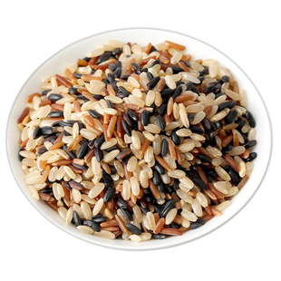 三色糙米新米5斤五谷杂粮糙米饭红黑米孕妇健身减餐代餐低脂粗粮