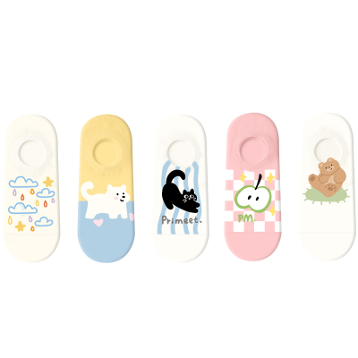 PRIMEET/派米女治愈卡通船袜