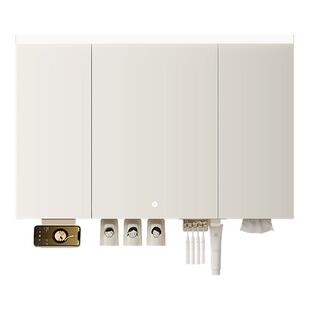 索菲亚卫浴不锈钢美妆智能镜柜单独定制浴室镜子置物柜一体挂墙式