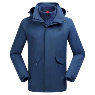 【断码清仓】骆驼户外冲锋衣男女款保暖加厚防风夹棉登山服外套