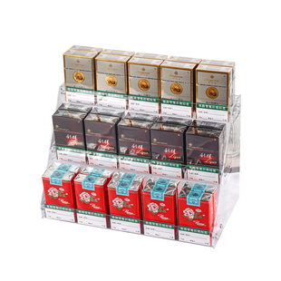 便利店超市香烟展示架子烟柜烟盒架口香糖多功能小货架透明亚克力