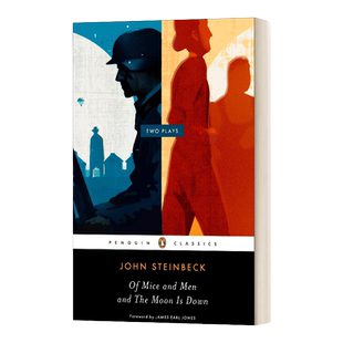 英文原版 Of Mice and Men and The Moon Is Down 老鼠和人 月亮落下去了 英文版 进口英语原版书籍