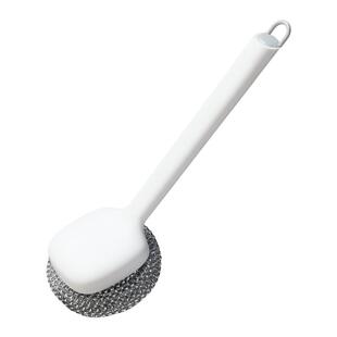 厨房专用锅刷洗碗洗锅刷子家用清洁炊帚不伤不沾锅的长柄刷锅神器