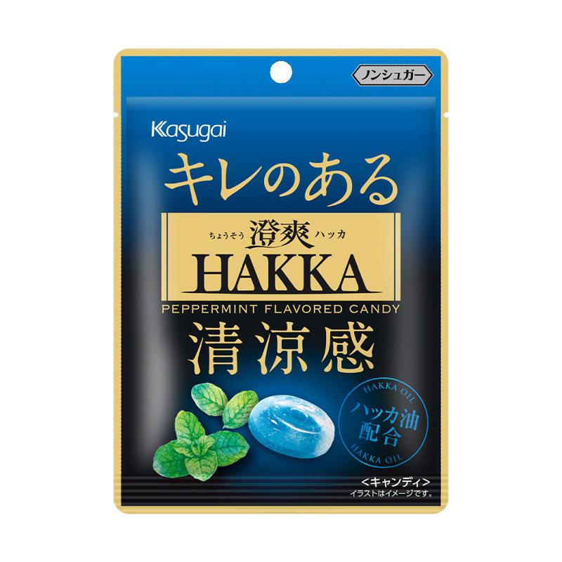 日本进口春日井（kasugai）澄爽HAKKA薄荷清爽硬糖 休闲零食