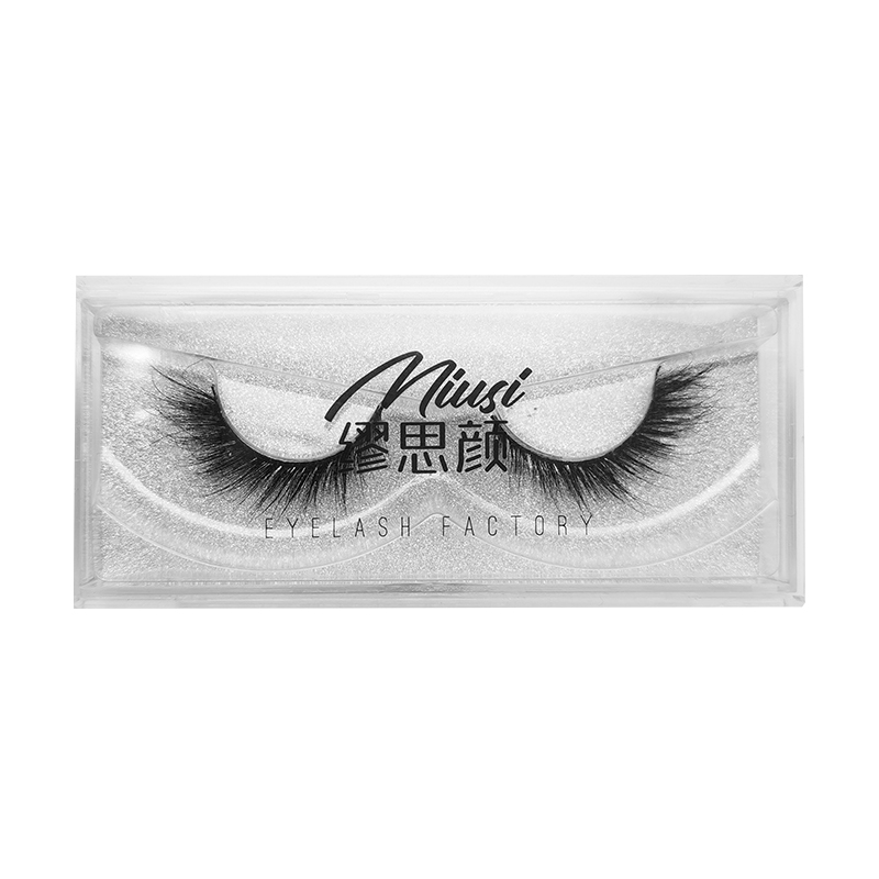 Miusi繆思顏3d水貂毛假睫毛 歐美ins風(fēng)眼尾拉長 凌亂卷翹肯豆同款