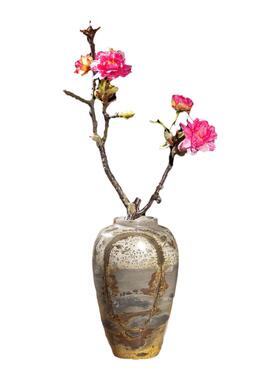 内有多款天然草花石头国画