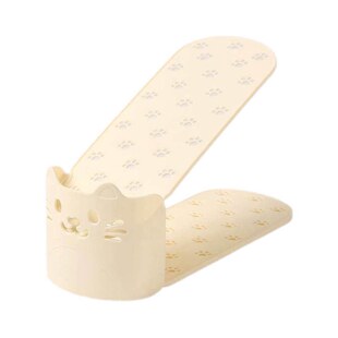 可调节收纳小猫鞋架双层鞋托鞋柜分层整理省空间二层鞋子置物架