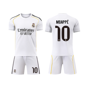 2526皇马球衣贝林厄姆姆巴佩主客场比赛队服成人儿童足球服套装男