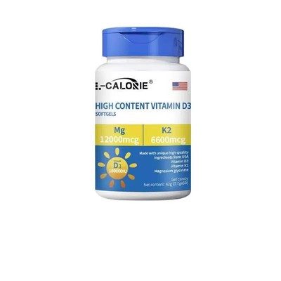 维生素d3k2镁三合一成人老人青少年补充进口原料官方正品钙铁锌镁